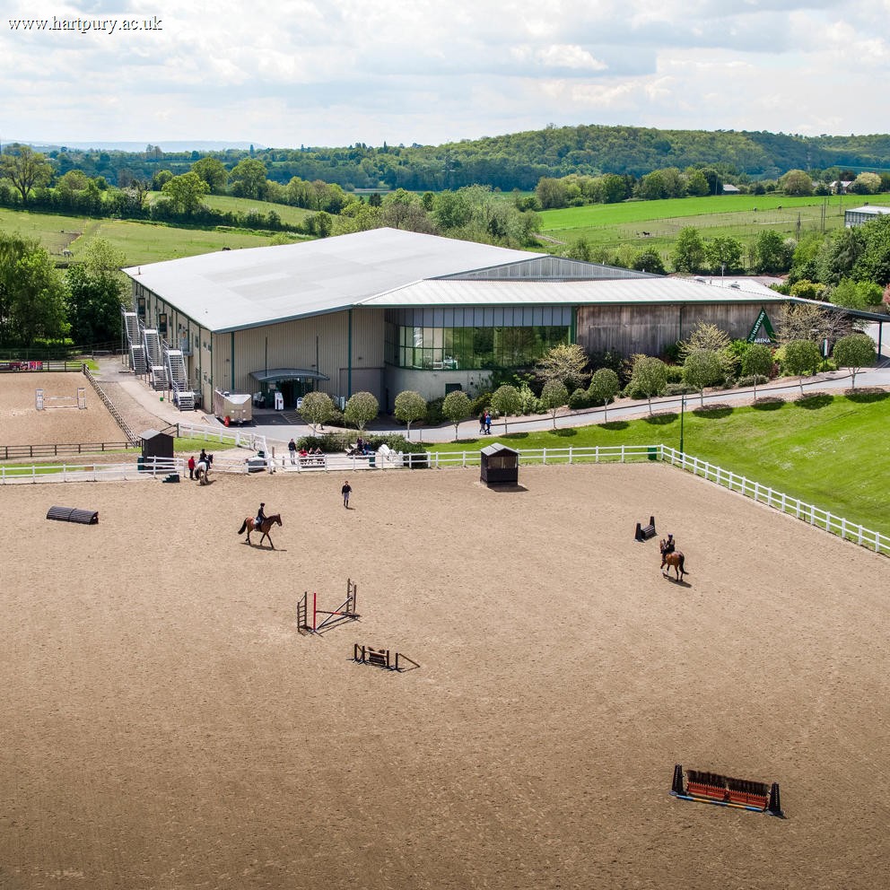 Aerial View Of Hartpury Equine