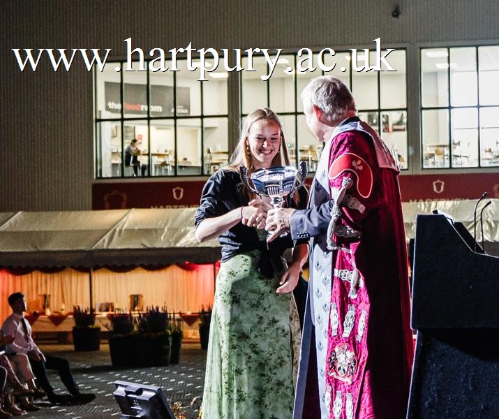 Award Winner On Stage College Prize Day
